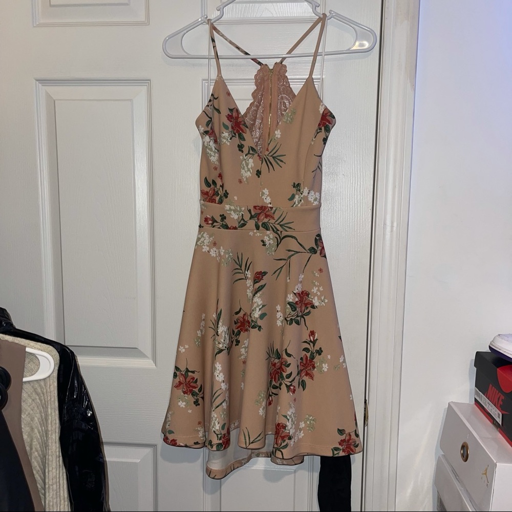 Windsor Open-Back Skater Dress